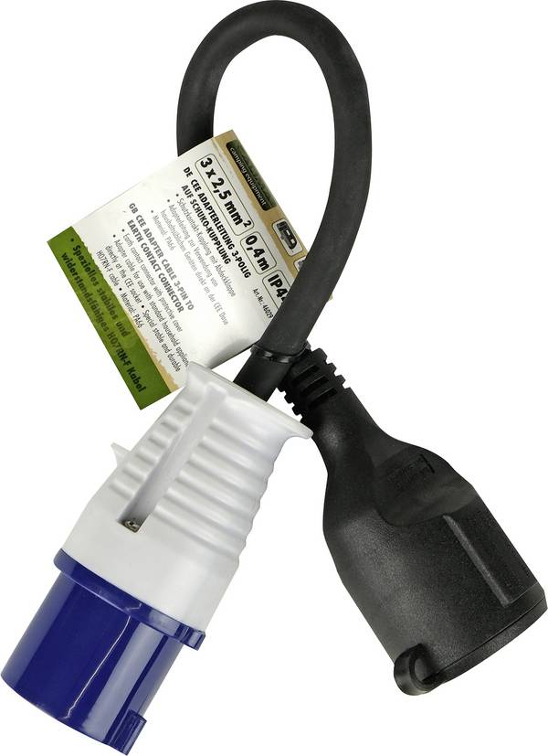 Calima  46029 CEE adapterski kabel 16 mA  230 V 1 St.