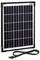 Solarni modul s crnim okvirom i kabelom na dnu.