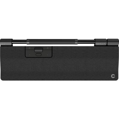 Crna, pravokutna soundbar s tipkama u sredini i natpisom 'Roku Streambar Pro' gore desno.