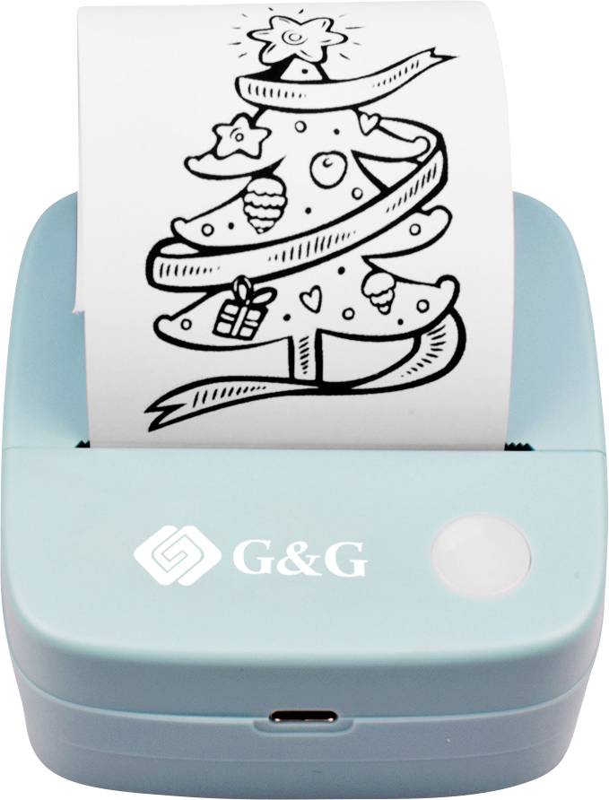 G&G GA-SD001BL Thermodirect printer 30 mm, 25 mm, 15 mm