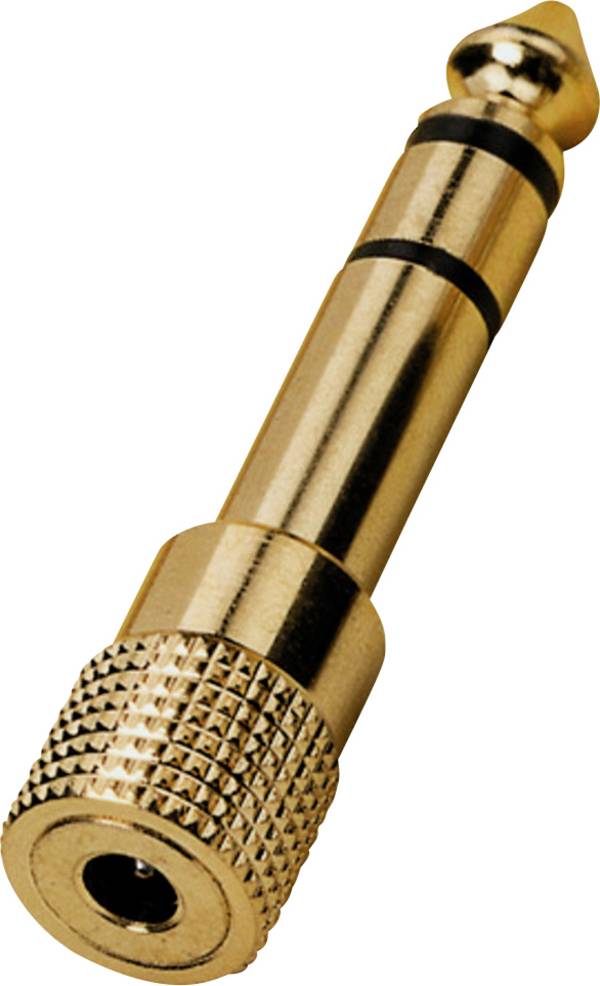 Monacor HA-37G audio adapter [1x 6,3 mm banana utikač - 1x priključna doza za 3,5 mm banana utikač]