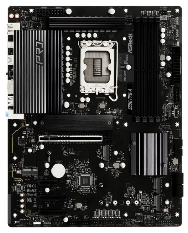 ASRock Z890 Pro-A matična ploča Baza #####Intel® 1851 Faktor oblika (detalji) ATX Set čipova matične ploče Intel® Z890