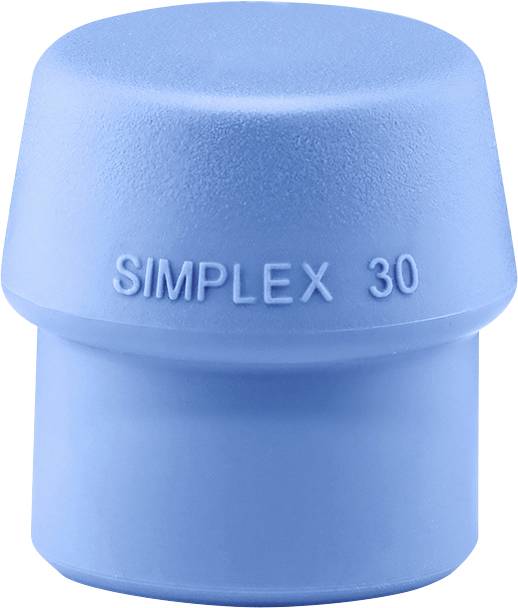 Plavi SIMPEX 30 regulator plina na potisak s cilindričnim oblikom i glatkom površinom.