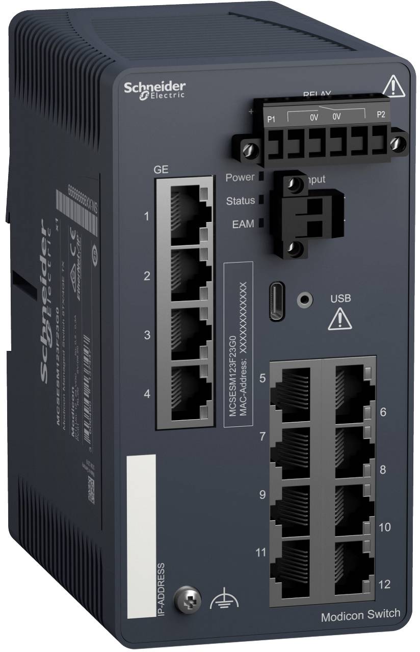 Schneider Electric MCSESM123F23G0 Netwerk switch 1 GBit/s