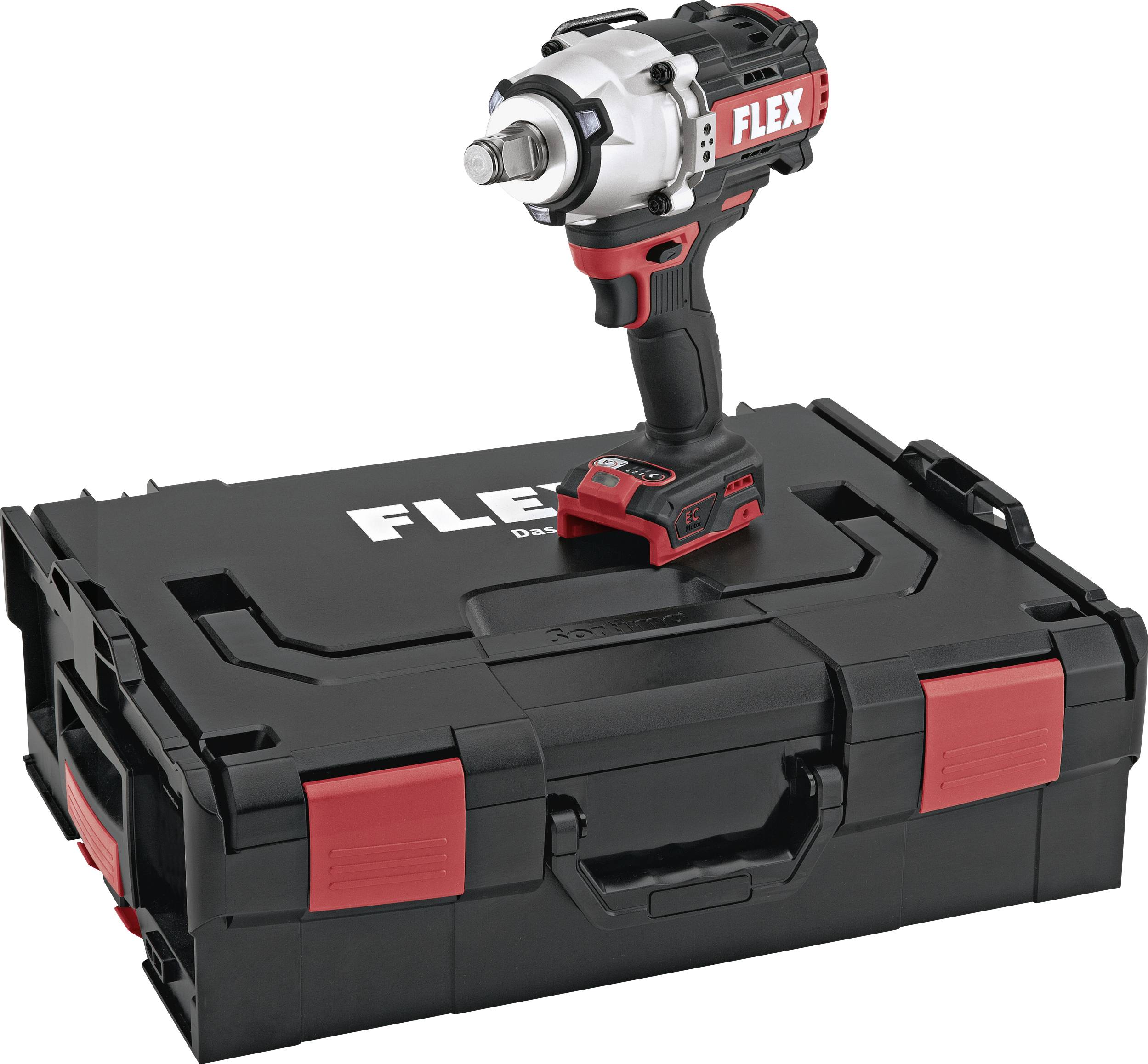 Flex IW 3/4 1600 18-EC 532073 Slagskruvdragare batteri Antal batterier som ing&aring;r 0 2.5 Ah, 5 Ah, 8 Ah exkl. batteri/laddare