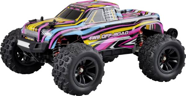 Amewi Hyper GO Pro plava boja, crvena bez četkica 1:16 RC model automobila električni  monstertruck pogon na sva četiri kotača (4wd) RtR 2,4 GHz
