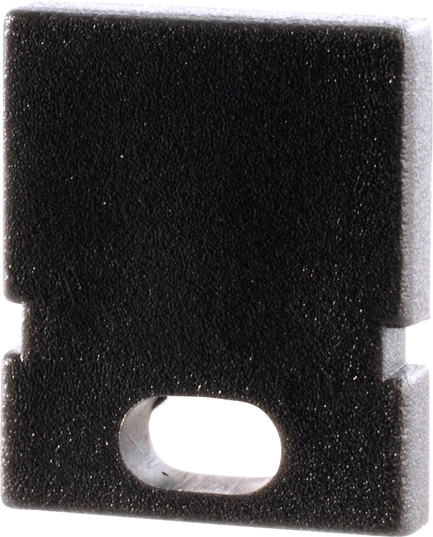 Deko Light 979162 Endkappe H-AU-01-05 Set 2 Stk, Schwarz Profieleindkap Kunststof 1 stuk(s)