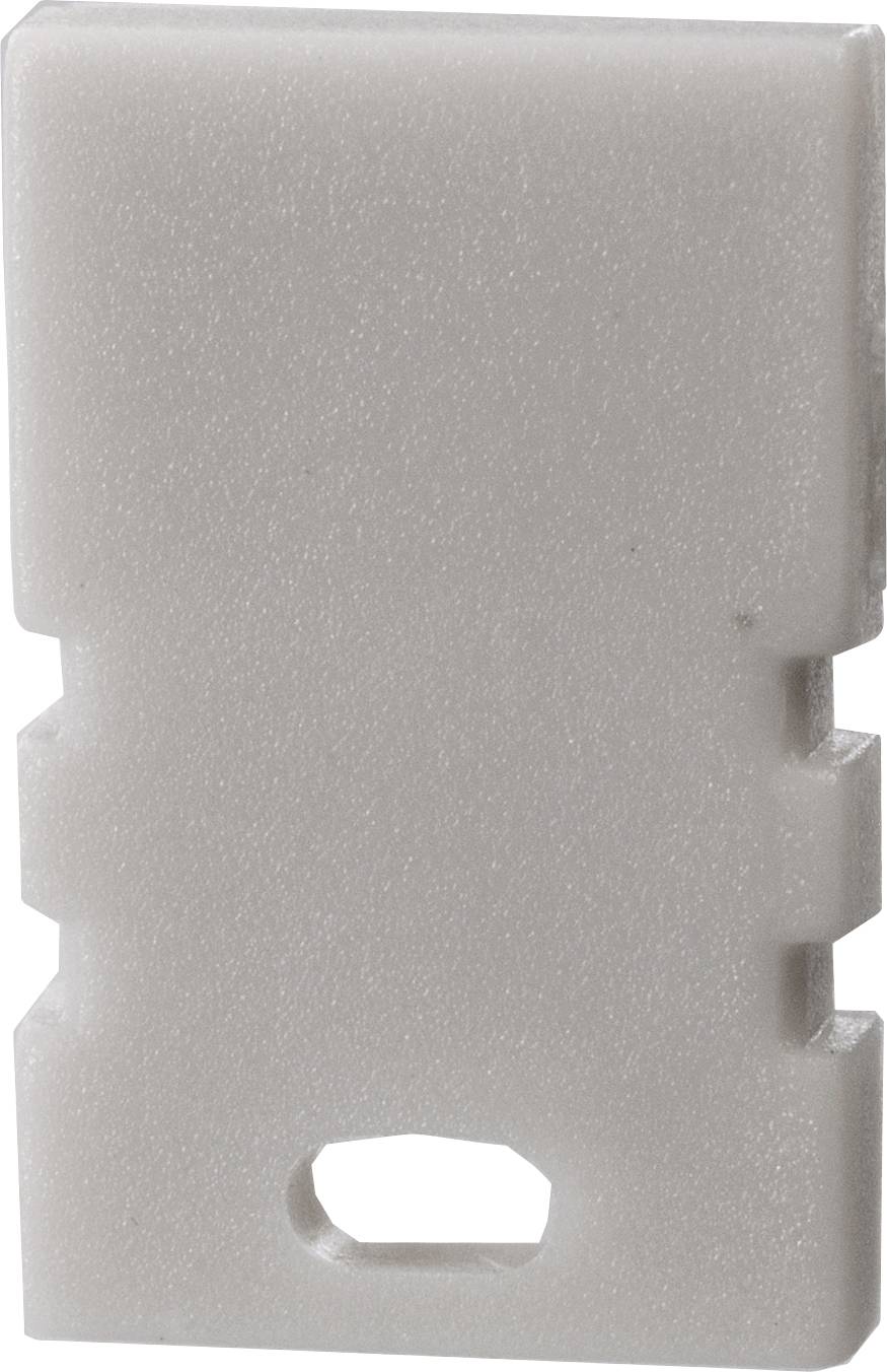 Deko Light 979171 Endkappe H-AU-02-05 Set 2 Stk, Grau Profieleindkap Kunststof 1 stuk(s)