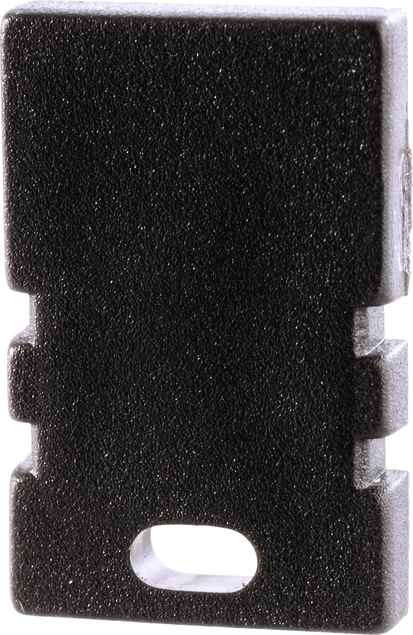 Deko Light 979172 Endkappe H-AU-02-05 Set 2 Stk, Schwarz Profieleindkap Kunststof 1 stuk(s)