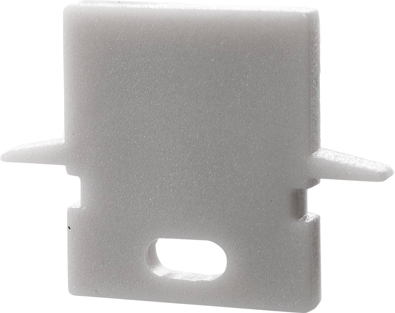 Deko Light 979181 Endkappe H-ET-01-05 Set 2 Stk, Grau Profieleindkap Kunststof 1 stuk(s)