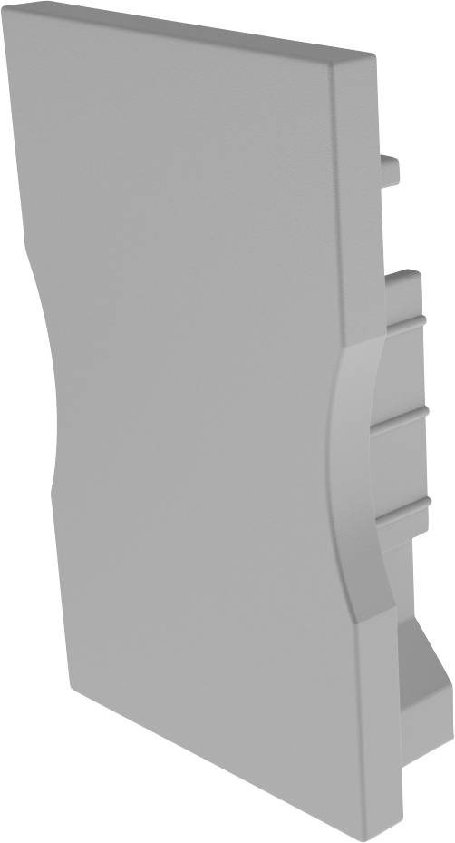 Deko Light 979221 Endkappe H-AU-03-12 Set 2 Stk, Grau Profieleindkap Kunststof (l x b) 28.6 mm x 18 mm Piece 1 stuk(s)