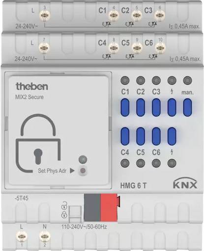 Theben KNX 4930240 Verwarmingsactuator HMG 6 T KNX
