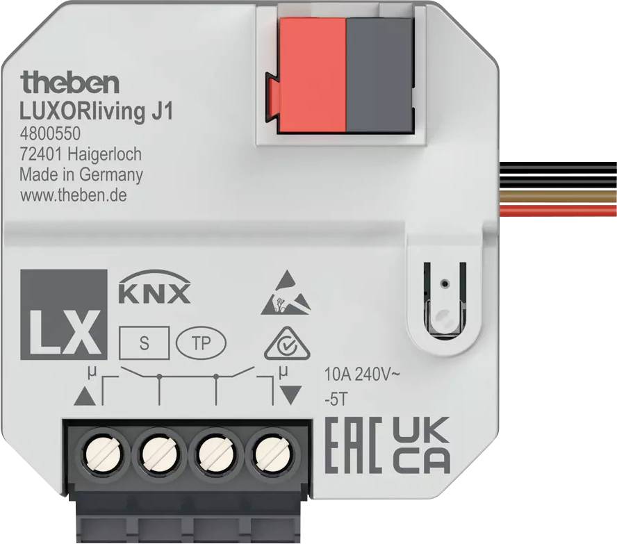 Theben 4800550 Jaloezieactor LUXORliving J1 (UP-Aktor Jalousie)