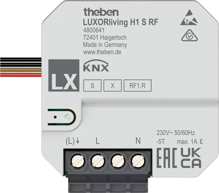 Theben 4800641 Verwarmingsactuator LUXORliving H1 S RF