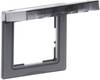 Legrand 1-struki okvir okvir Seano aluminij boja 765244 4 St.