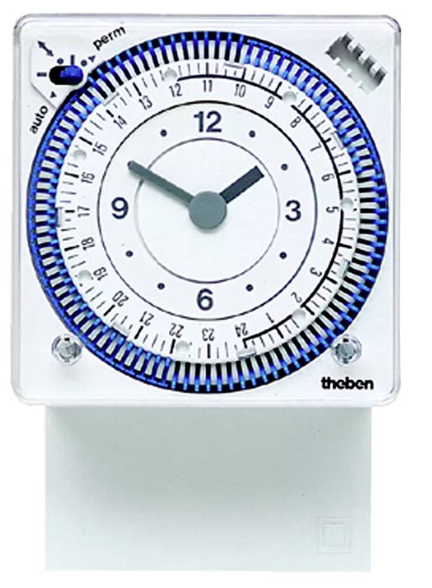 Theben 1890801 DIN-rail schakelklok Analoog