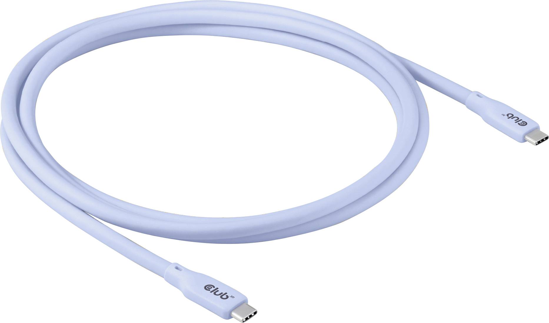 club3D CAC-3003 USB-C-kabel USB 4.0 USB-C stekker 2.00 m Blauw