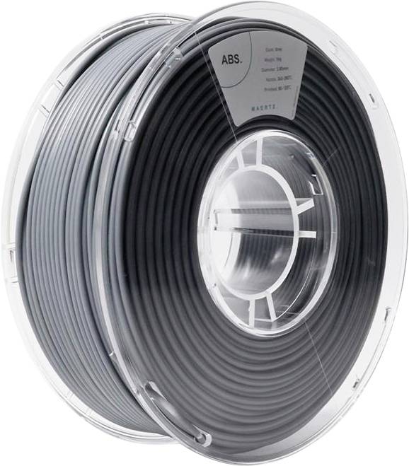Maertz PMMA-1010-012 PMMA-1010-012 Filament ABS kunststof Chemisch bestendig 2.85 mm 1000 g Grijs 1 stuk(s)