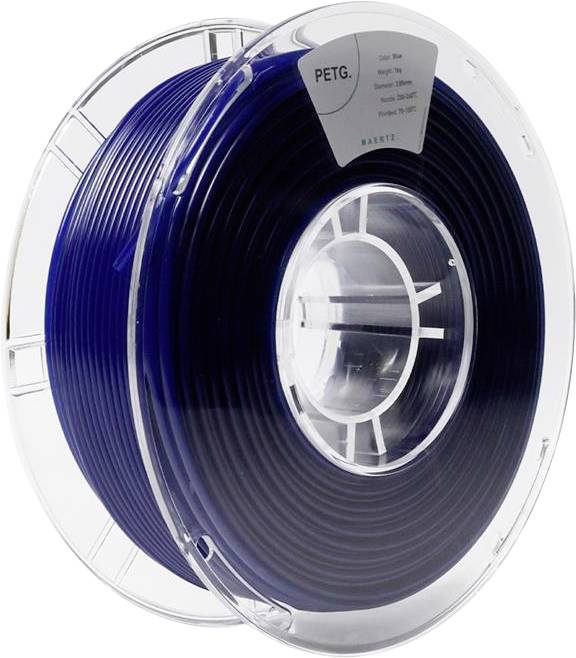 Maertz PMMA-1011-015 PMMA-1011-015 Filament PETG Chemisch bestendig 2.85 mm 1000 g Blauw 1 stuk(s)