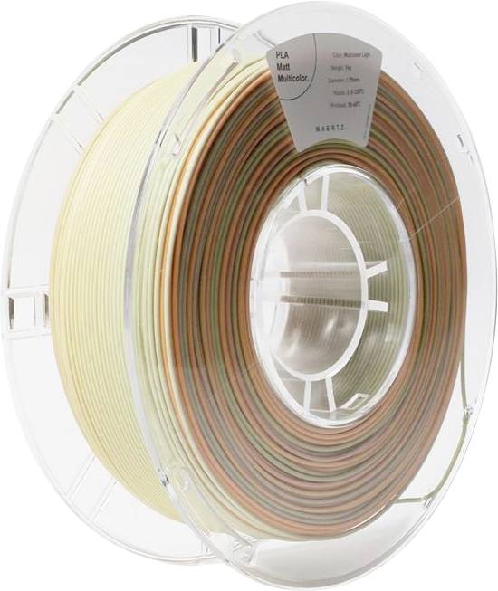 Maertz PMMA-1012-008 PMMA-1012-008 Filament PLA mat Mat 1.75 mm 1000 g Meerdere kleuren 1 stuk(s)