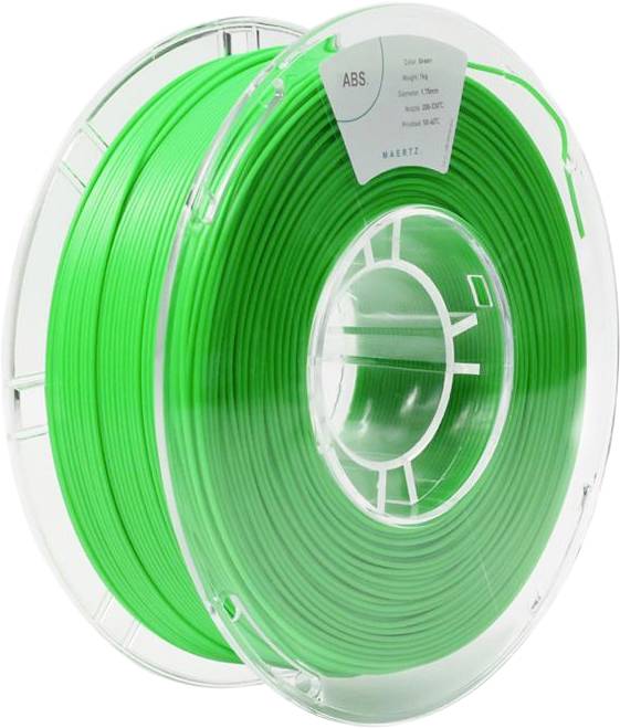 Maertz PMMA-1010-005 PMMA-1010-005 Filament ABS kunststof Chemisch bestendig 1.75 mm 1000 g Groen 1 stuk(s)