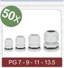 Quadrios 24CA402 kabelska uvodnica PG7, PG9, PG11, PG13.5 poliamid siva 50 St.