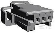 TE Connectivity 953697-1 Printplaatconnector Totaal aantal polen: 3 Rastermaat: 2.54 mm Inhoud: 1 stuk(s) Box