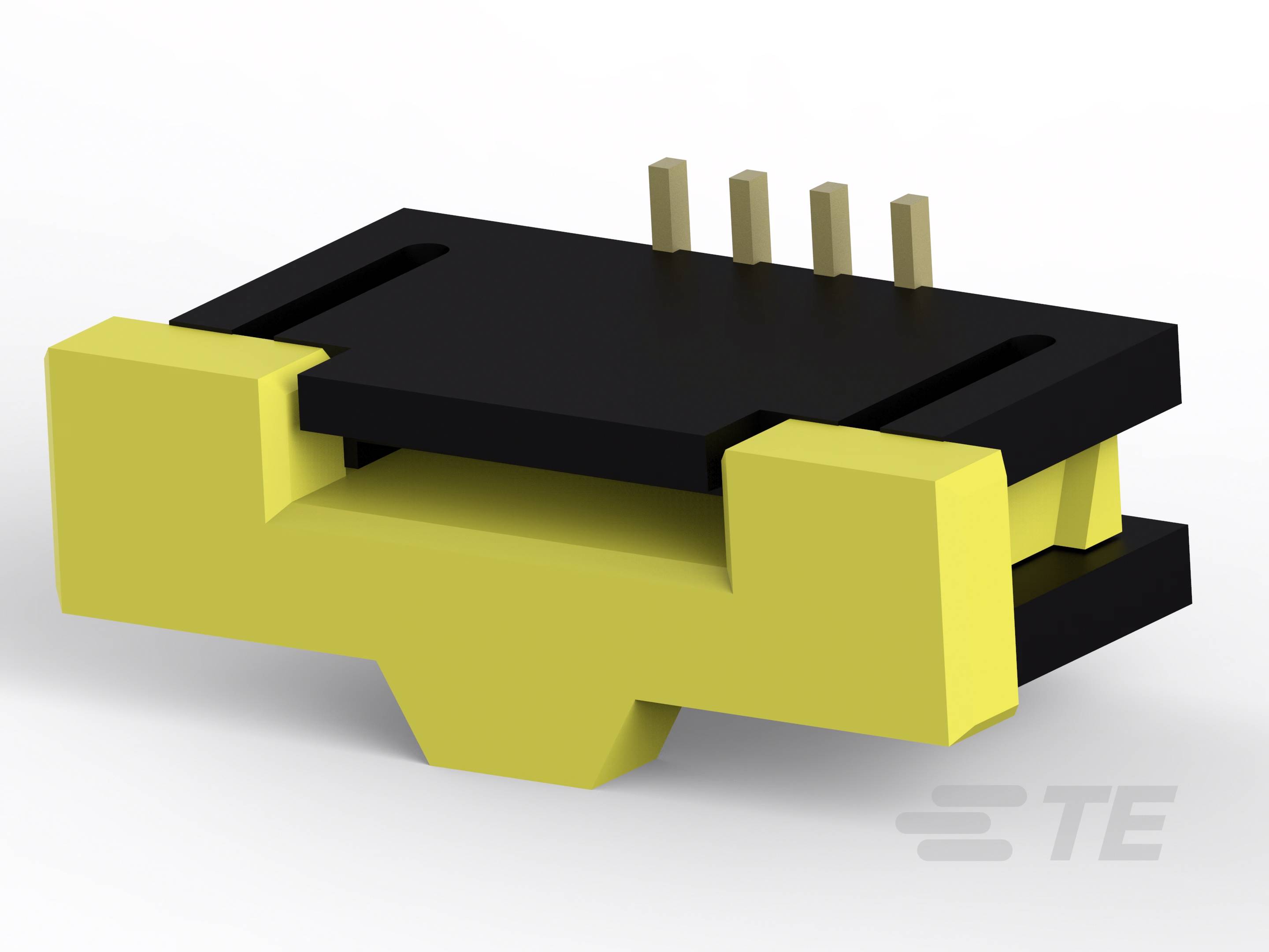 TE Connectivity 1734248-4 FFC/FPC-aansluiting FFC Totaal aantal polen: 4 Rastermaat: 1 mm Inhoud: 1 stuk(s) Tape