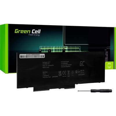 Baterija 'Green Cell' za prijenosno računalo, model J60J5, s odvijačem. Ambalaža u pozadini. Visokokvalitetni proizvod za prijenosna računala.