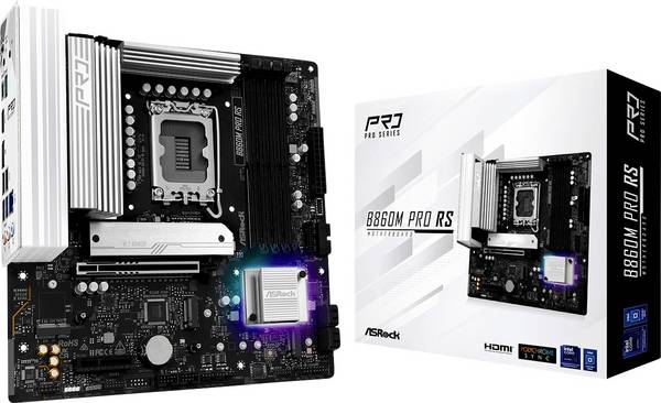 ASRock B860M Pro RS matična ploča Baza #####Intel® 1851 Faktor oblika (detalji) ATX