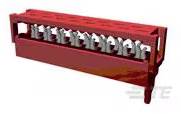 TE Connectivity 8-215083-8 Male header, inbouw (standaard) Totaal aantal polen: 18 Inhoud: 1 stuk(s) Tape on Full reel