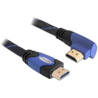 HDMI kabel s ravnim i pod kutom priključkom. Pogodan za povezivanje uređaja s ograničenim prostorom na priključcima.