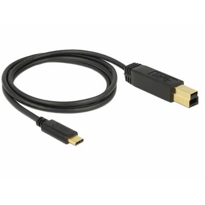 USB kabel s USB-C utikačem na jednoj strani i pravokutnim utikačem na drugoj, koji služi za prijenos podataka.