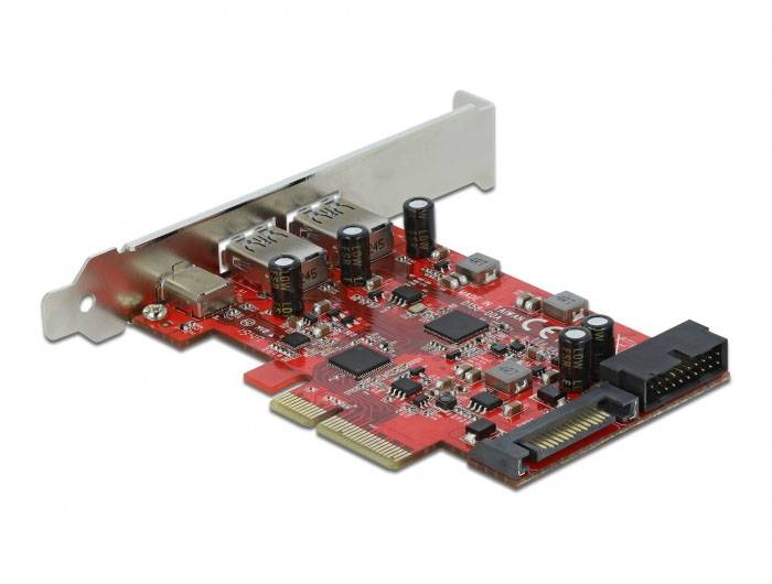 Delock 90492 PCI-Express kartica USB 3.2 (gen. 1), USB 3.2 gen. 2 PCIe-2
