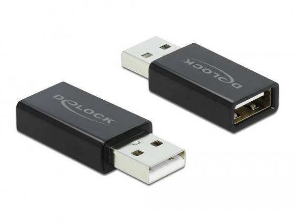 Delock USB 2.0 adapter [1x muški konektor USB 2.0 tipa A - 1x ženski konektor USB 2.0 tipa A] 66529 0 mm pozlaćen