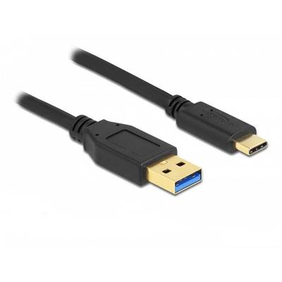 USB kabel s USB-A i USB-C utikačem, prikazuje oba kraja jedan do drugog.