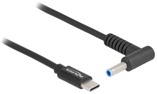 Delock USB kabel za punjenje USB-C® utikač, DC utikač 3,0 mm 1.50 m crna 87971