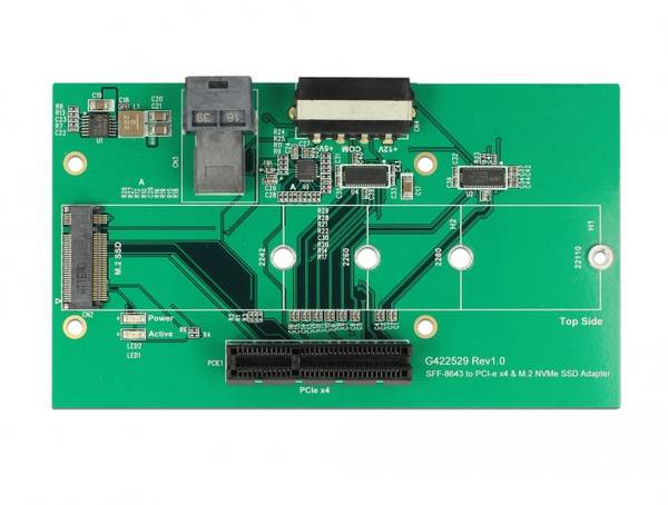 Delock 63952  PCI-Kartica M.2, PCIe   U.2