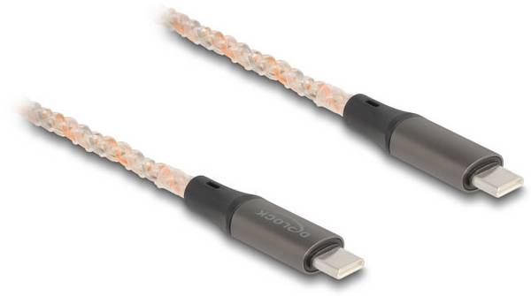Delock USB-C kabel  USB 2.0 USB-C® utikač, USB-C® utičnica 1.20 m crna  88288
