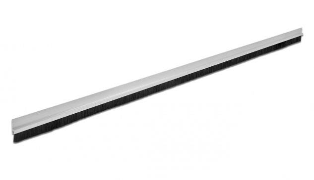 Delock 66650 19 inch Afdekking met borstels voor patchkast Aluminium, Zwart