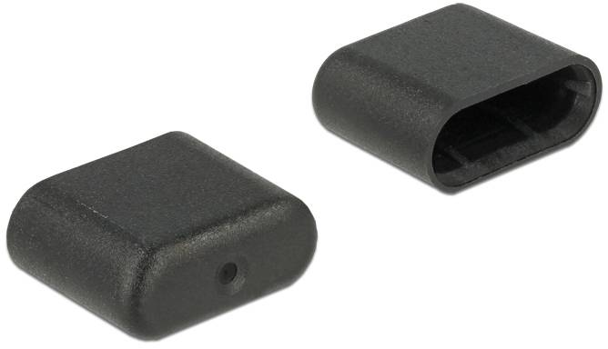 Zaštitne navlake za USB Type-C™ konektore, 10 komada, crne 64008 64008 Delock Sadržaj: 10 St.-1