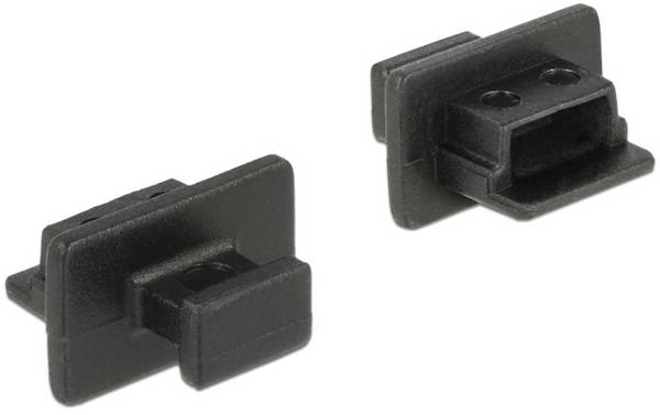 DeLOCK 64011 Zaštitnik za utičnicu USB Mini-B crni 10 kom  64011  64011 Delock Sadržaj: 1 St.