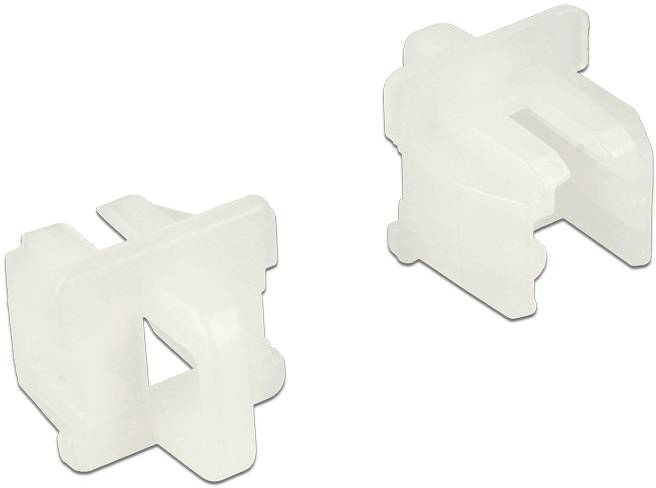 Delock DeLOCK - Schutzumschlag - weiß (Packung mit 10) Staubschutz für RJ11 Buchse mit Griff 10 Stück weiß 64018 utikač -0
