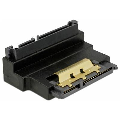 Crni SATA strujni adapter s pozlaćenim kontaktnimpin-ovima.