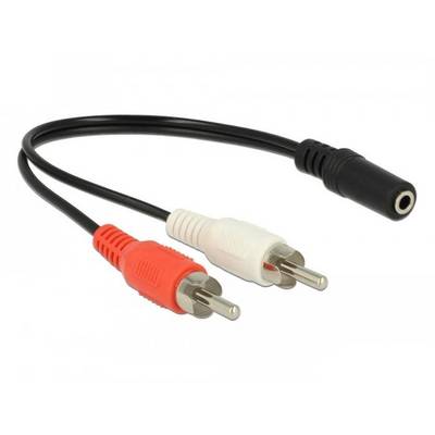 Delock 85806 Cinch / utičnica audio priključni kabel [2x muški cinch konektor - 1x priključna doza za 3,5 mm banana utik-0