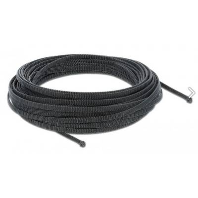 Delock 18847 18847 pleteno crijevo crna poliester 10 m 1 do 6 mm 1 St.-0