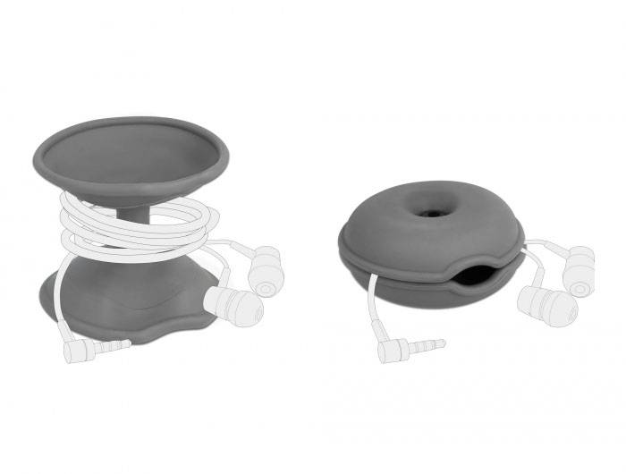 Delock nosač za kabelske snopove 18334 crna, siva, bijela 1 Set-3