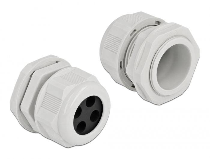 Delock 60384 4-dijelno plastika siva 1 St.-2