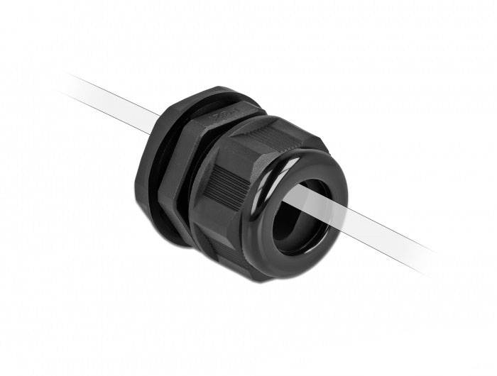Delock 60385 vodootporno plastika crna 1 St.-4