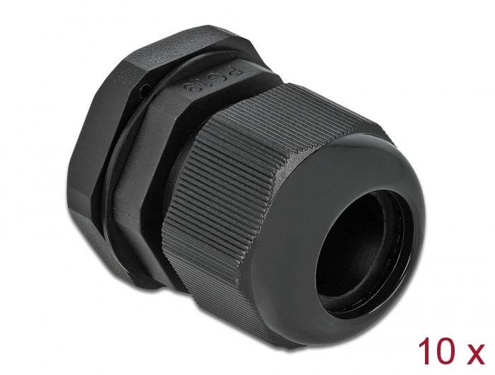 Delock 60220 Waterdicht Kunststof Zwart 1 stuk(s)